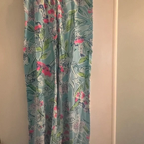 Lily Pulitzer pull on palazzo pant bal harbor print - Picture 5 of 7